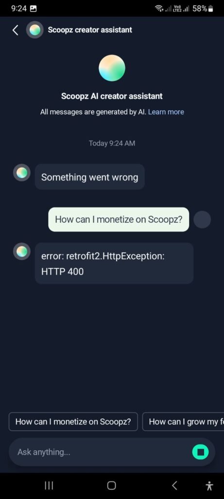 Scoopz App Creator Assistant